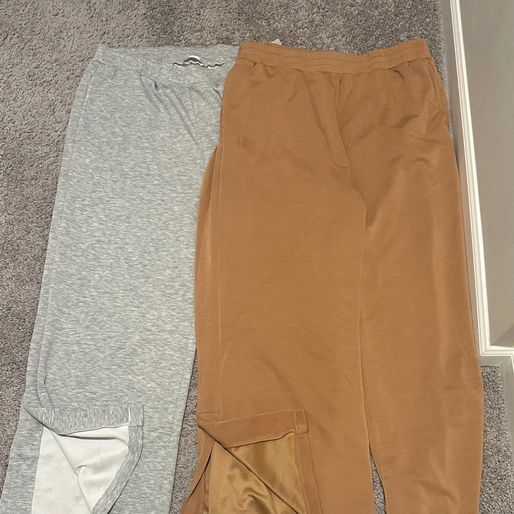 Women’s Stylish Gray and Brown bundle pants - Picture 1 of 5